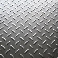 Tôle d'acier inoxydable gaufrée diamantée 304 316 430 antidérapante et résistante à l'humidité