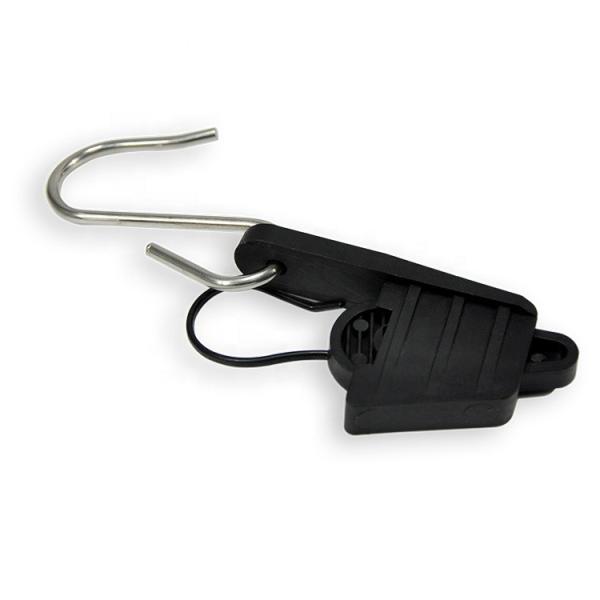 1.5KN FTTH Drop Cable S Hook Clamp Fiber Optic Accessories