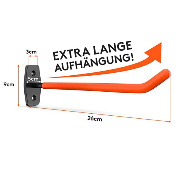 Single-side Bracket Heavy Duty Garage Tire Storage Rack Wall Mountable 4 pcs/set