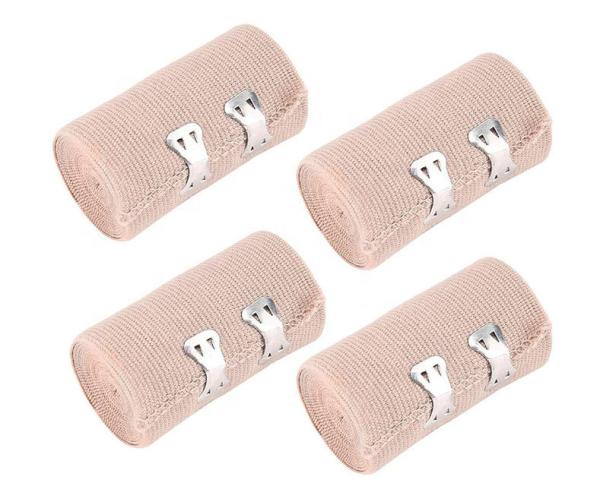 Good elasticity  Hight  elastic bandage with clip  high spring bandage high pressure bandage