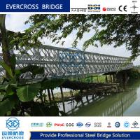 Construção de aço compacto 200 Bailey Bridge Double Deck Q355B Com Single Lane