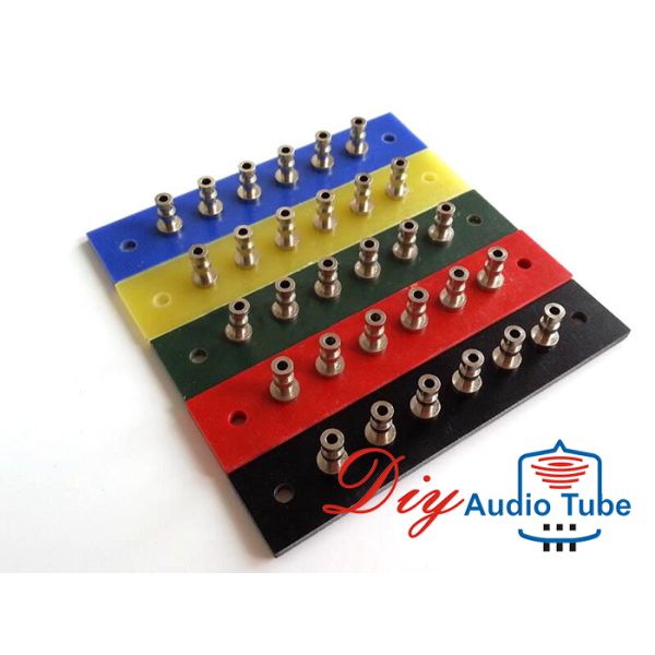 Audio Tube AMP Board 6 Pins Tag Strip 78.5x16x2mm Size For Vintage HIFI Guitar Amp