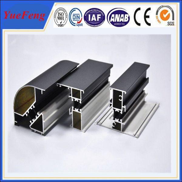 systmem aluminum profile for curtain wall, aluminium frame glass wall