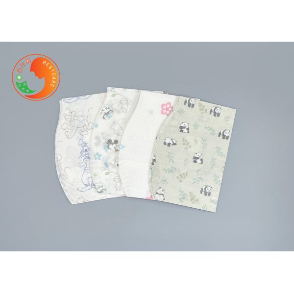 BPS BPA Free Custom Disposable Bibs Soft Care Dryness Sensitive Skin Anti Slip