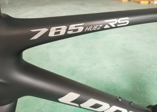 Etiquetas personalizadas do quadro da bicicleta do tamanho, bens que competem etiquetas para bicicletas