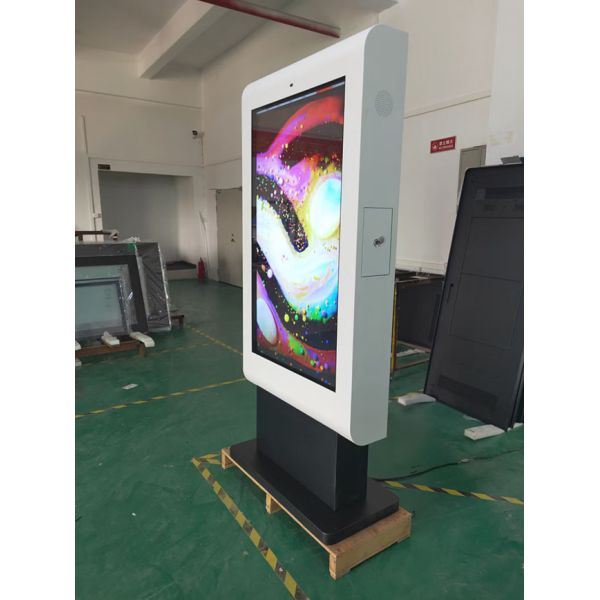 55-inch vertical screen column design LCD display android interactive advertising machine