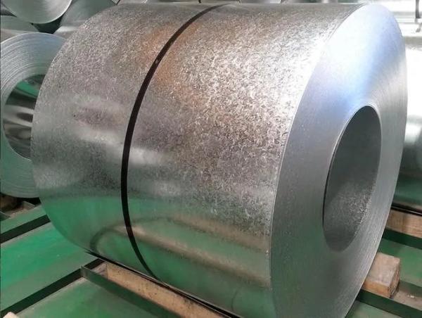 Regular Bright Spangle Galvanized Steel Sheet In Coils Zinc 90g Chromated DX51D S280GD