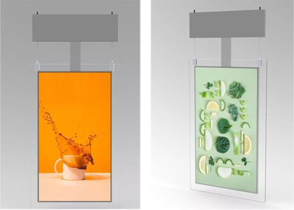 Double Sided LCD Advertising Display 43/55 Inch For Shopping Mall / Restaurant