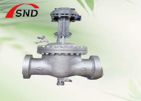 Electric Actuator Flanged Gate Valve CF8M High Pressure