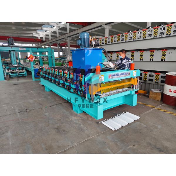 300H Steel Frame Double Layer Roll Forming Machine for 840/900 Roof & Wall Panels
