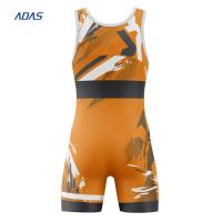 Breathable Youth Sublimated Women Wrestling Spandex Plain 200 Grams