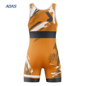 Breathable Youth Sublimated Women Wrestling Spandex Plain 200 Grams