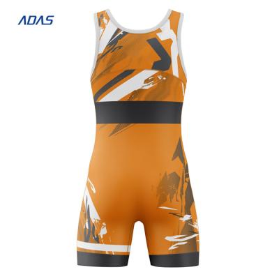 Breathable Youth Sublimated Women Wrestling Spandex Plain 200 Grams