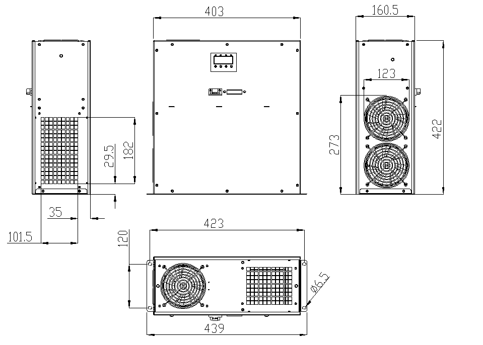Точность кондиционера 500W 220VAC 50Hz шкафа монитора киоска/LCD на открытом воздухе высокая