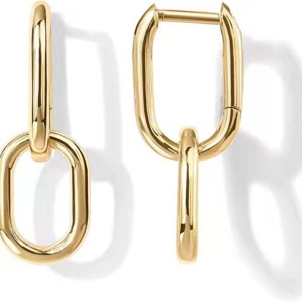 14K 18K  24KGold Plumeria Full Hoop Earrings A Must-Have for Your Jewelry Collection