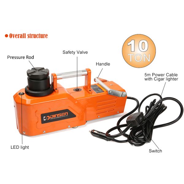 Тонна гидравлический Джек SUV 10, сверхмощное гидравлическое течение Джек 25A Макс пола