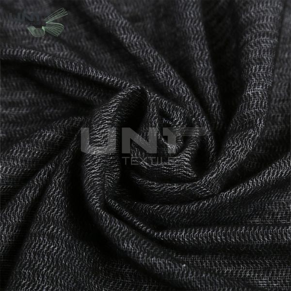 Polyester Viscose 60gsm Brushed Woven Interlining Weft Insert Interlining Shrink Resistant