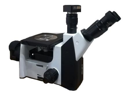 50X-1000X  Inverted Optical Microscope Metallurgical WF PL10X Trinocular
