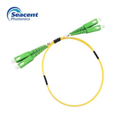 Cabo de remendo da fibra ótica do PVC LSZH