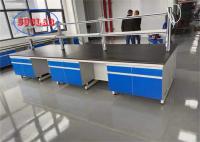 Laboratório de Química Banco de Trabalho Casework Laboratório Singapura Segurança Banco resistente ao fogo Com armários resistentes a produtos químicos