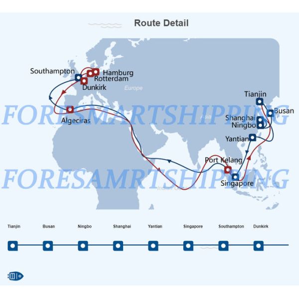 Daily Weekly Freight Forwarder China To Germany Door To Door