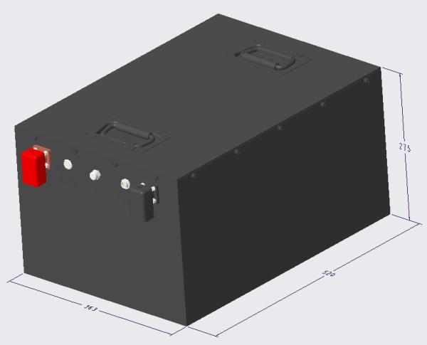 72V 175Ah Golf Cart Lithium Ion Battery 2.8 LCD Display Lifepo4 Golf Cart Battery