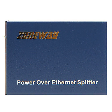 PoE Splitter,10/100/1000Mbps,IEEE802.3af(Plug and Play, Metal Case) 