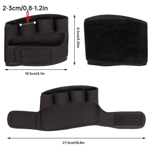 Weightlifting Barbell Fitness Deadlift Training Assist Half Finger Gloves