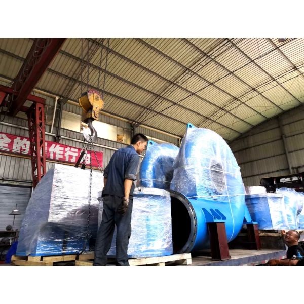 Turbina de água de alta cabeça de aço e aço inoxidável para aplicações de cabeça de água