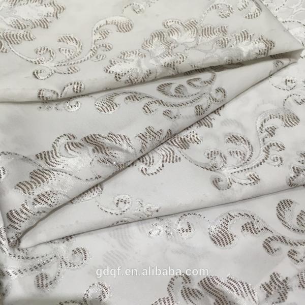 A tela branca do jacquard do GV, encolhe a tela de tiquetaque do colchão resistente