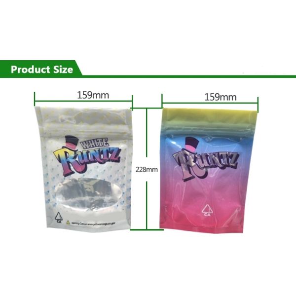 Стойте вверх Зиплок камедеобразная упаковка засорителей Рунтц Грунтц печенья сумок уплотнения сжатия медведя