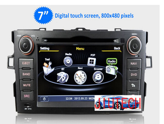 Car Stereo DVD GPS for Toyota Auris Corolla Satnav Autoradio Multimedia GPS iPod