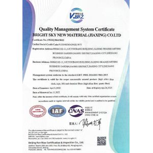 BRIGHT SKY NEW MATERIAL(JIAXING)CO.,LTD. Certifications