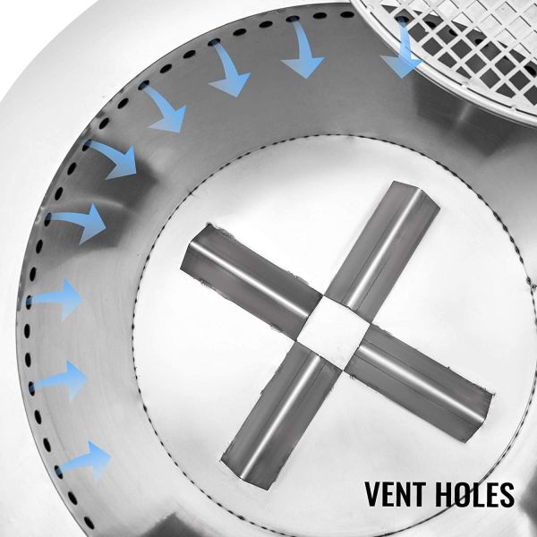 Stainless Steel Outdoor Portable Smokeless Fire Pit For All Season