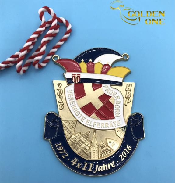 2D Metal Sports Medal Toronto Carnival Running Gold Medal Shows Medallion