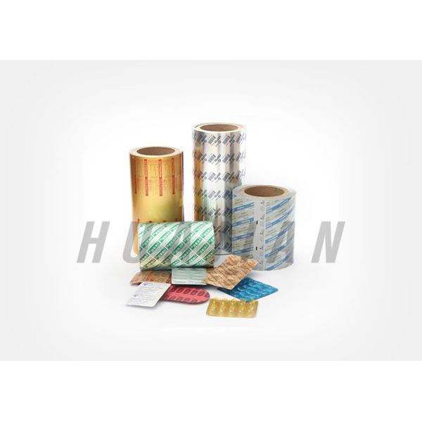 Aluminium Blister Lidding Foil Push Through For Capsules Tablets