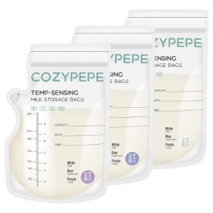 BPA-Free Leak-Proof Double Graduated Stand up Pouch Disposable Refrigerable Food Grade PE Gravure Printed Milk Storage Bag