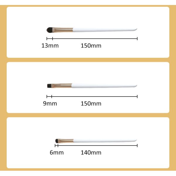 Custom Logo White Luxury Makeup Brush , Super Dense Powder Foundation Brush