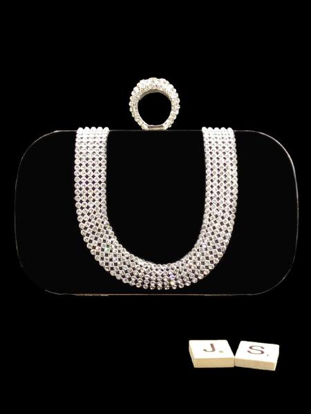 New handmade diamond evening bag banquet upscale bridal clutch bag Europe
