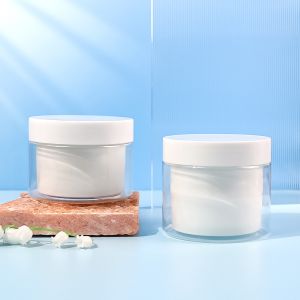 High Clarity BPA Free Recyclable PET Plastic Jar for Cosmetic Cream and Wide-Mouthed Packaging