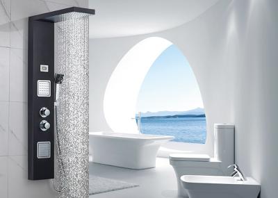 ROVATE 304 Stainless Steel Wall Mount Shower Panel With Body Shower Jets