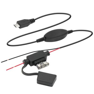 12V-24V à 5V câble de conversion CC/DC avec micro USB mini USB prise CC