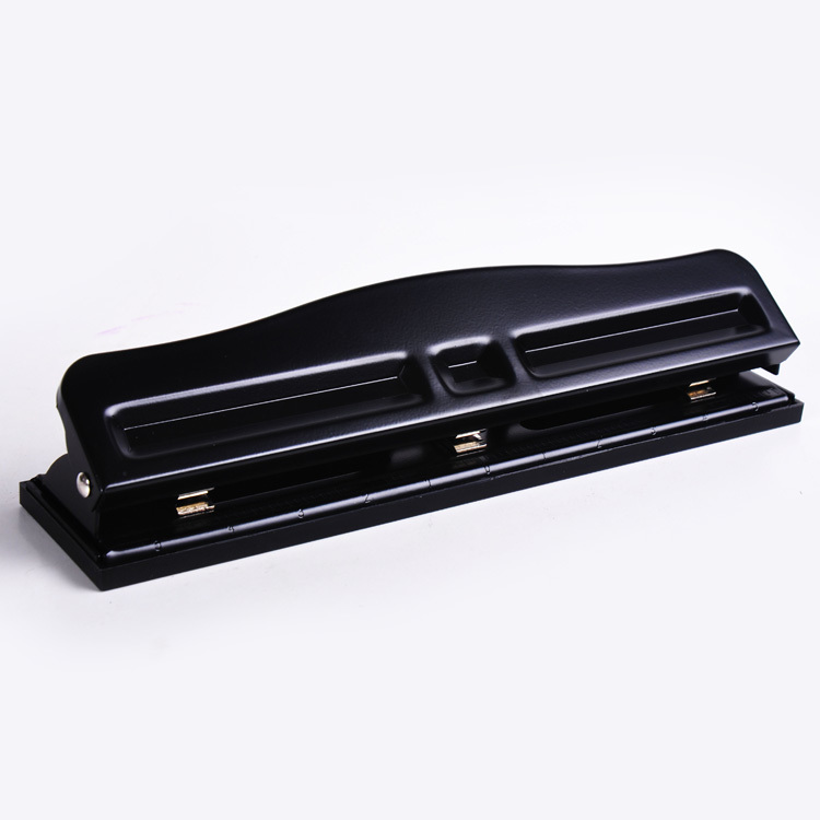 Metal 3 hole punch stationery desktop office 3 hole adjustable punch