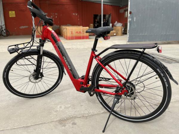 Women Elder Man Shopping City Cheap ML9 Commuter Electric Bike Aluminum double two Batteries Ebike 20Ah 150km Long range