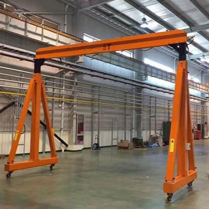 6 Ton Mobile A Frame Gantry With Short Circuit Protection High Speed 10m/Min