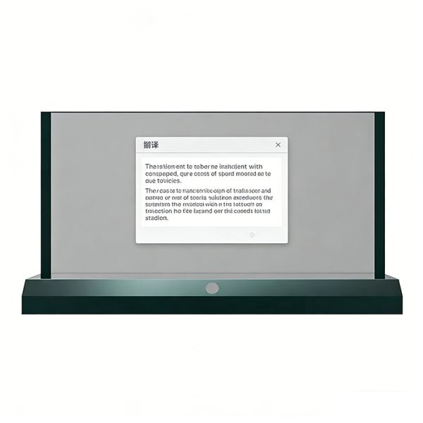 Indoor Use Factory Price 20.8 Inch Transparent Display OLED Panel Advertising OLED Digital Signage Display For Exhibition Hall