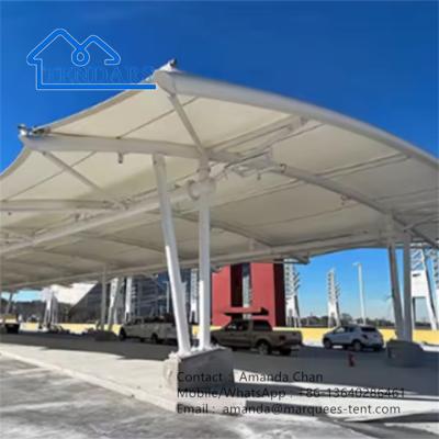 Sombra de vela Telhado de telhado de carro Sombra de cantilever arquitetônico Sombra de estacionamento