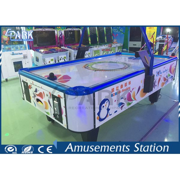 Acrylic Table BOBI Commercial Air Hockey Table For Kids CE Certificated