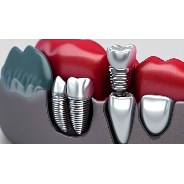 Увеличение устной эстетики с Адвокатурами зубного имплантата