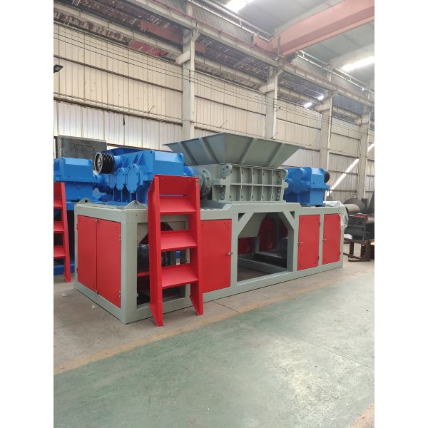 Industrial Shear Plastic Shredder for Multifunctional in Large Solid Waste Production